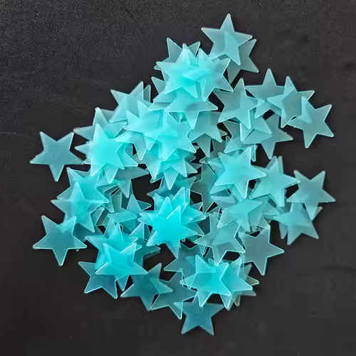 100Pcs/Set Stars Luminous Wall Stickers Glow In The Dark For Kids Baby Room Decoration Decals Colorful Star Home DIY Decor Mural - Image 8