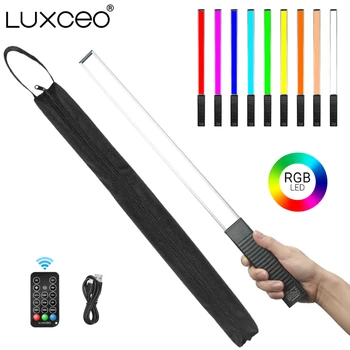 LUXCEO Q508A Handheld RGB Video Rohr Licht LED Stick 3000K-6000K CRI 95 + Fotografie studio Bunte Licht Zauberstab Für Youtube Vlog