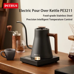 Petrus Smart Coffee Electric Pour Over Kettle Gooseneck Kettles Temperature Control for Coffee Tea PE3211