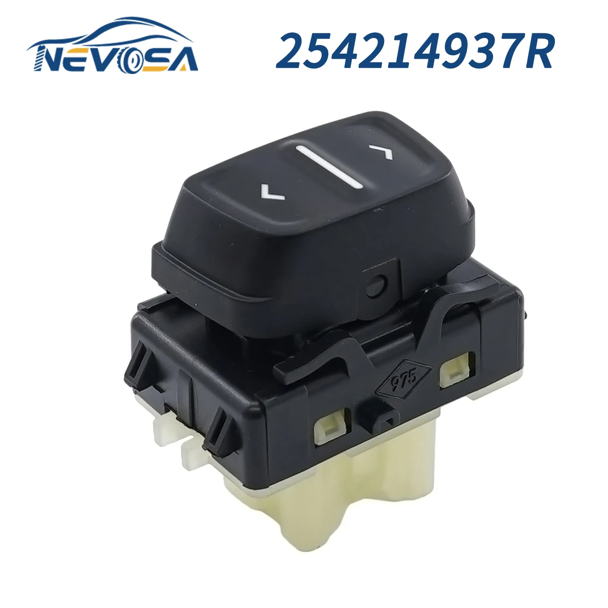 NEVOSA 254214937R Car Window Control Lifter Regulator Master Single Switch Button For Renault Dacia Lagon Sandero car accessory