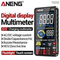 ANENG 615 Digital Multimeter High-end Rechargeable Touch Screen 6000 Counts AC/DC Current Voltage NCV Diode Capacitor Tester