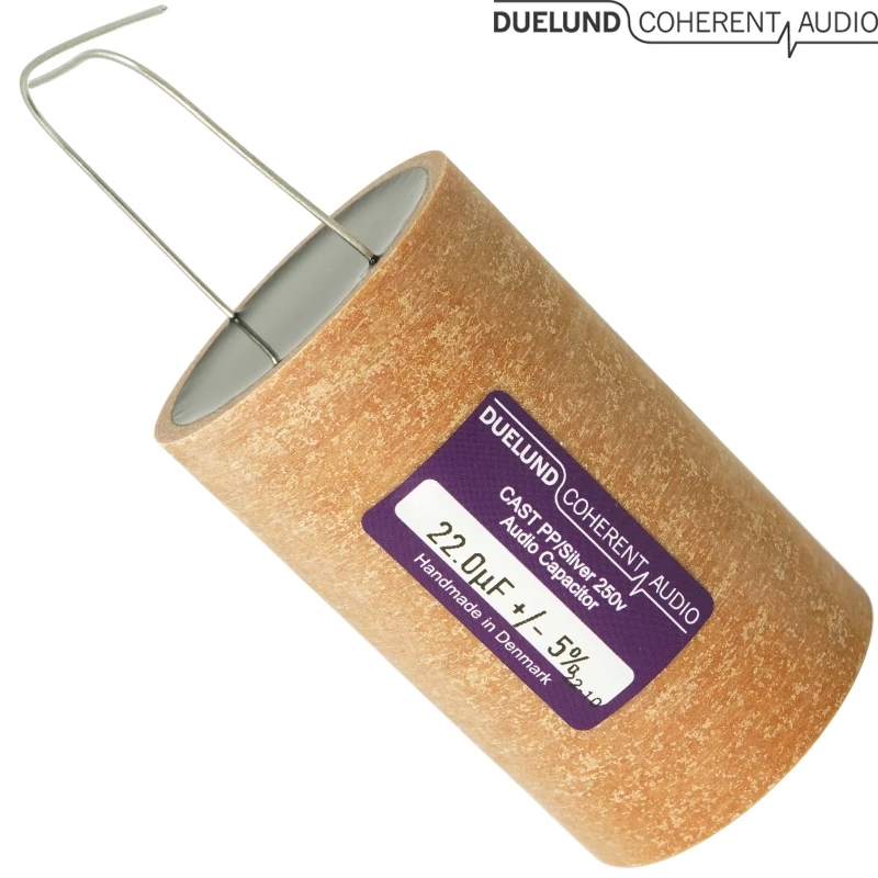

Original Denmark DUELUND Audio capacitor CAST PP/Silver 250V