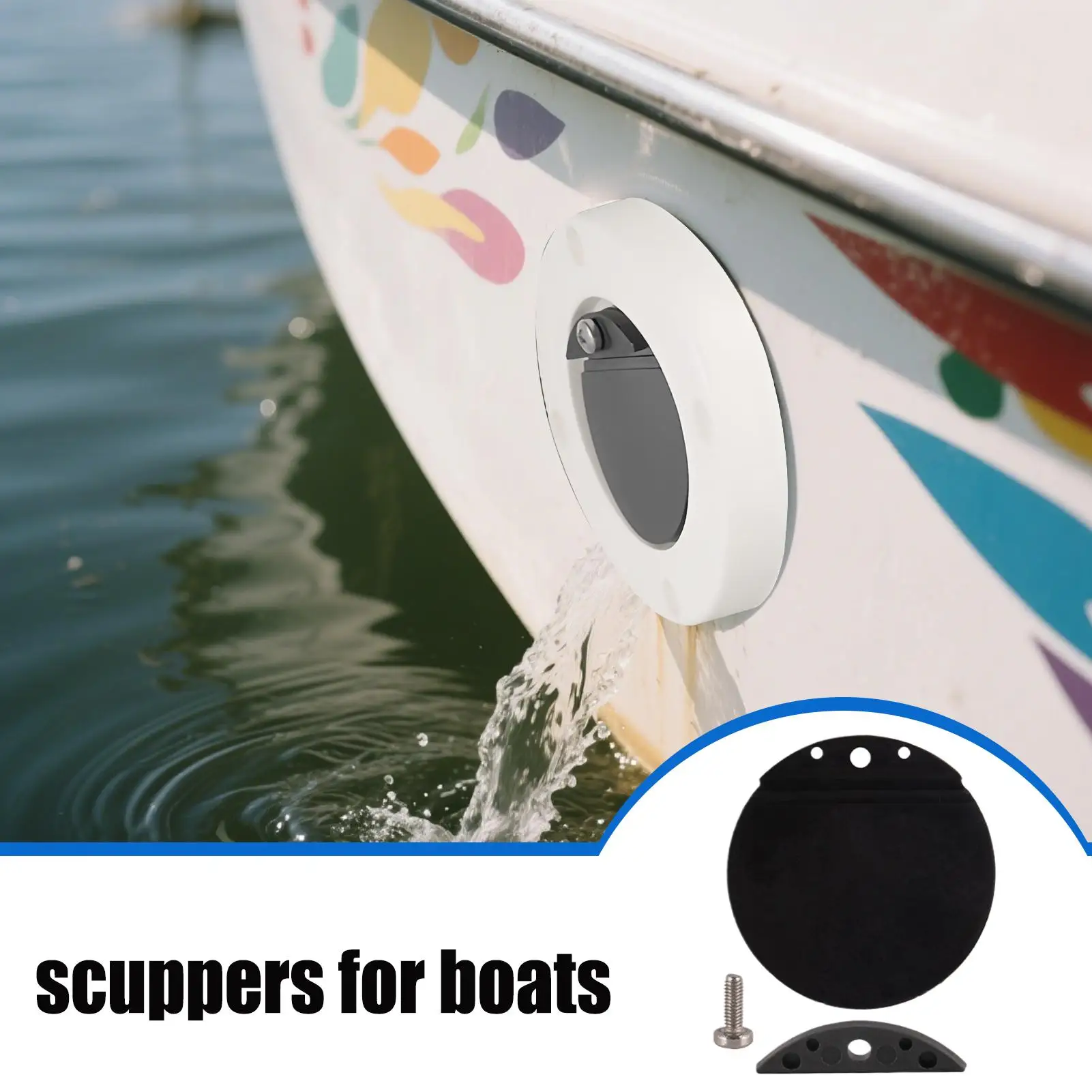 

Marine Hatch Inspection Deck Plate Hatch Round Replacement Parts Detachable Cover For Marine Yacht Ship RV Open-Water Outdoor