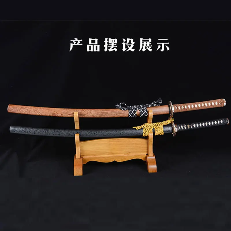 Wooden Knife Holder Living Room Decoration Sword Stand Accessories High-End Base Samurai Stand