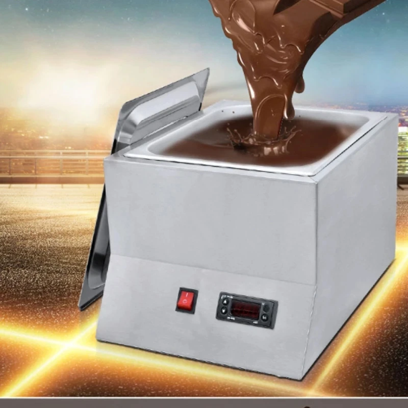 Commercial hot chocolate dipping Electric Chocolate Melting Pot  Candy With Chocolate Heating Machine warmer melter 1 Lattices