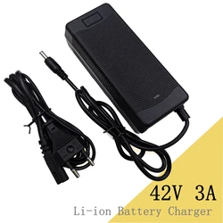 42V 3A Battery Charger For 10S 36V Li-ion  lithium battery pack  DC5525 connector