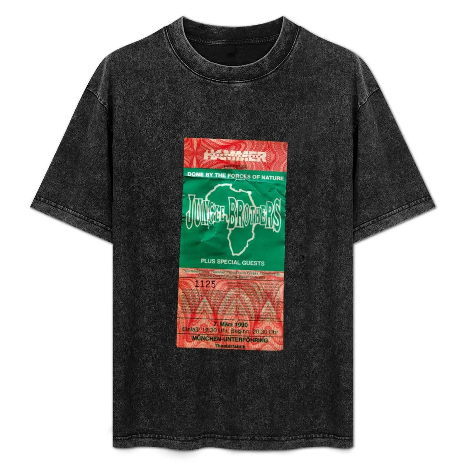Jungle Brothers '90 - Camiseta Munich de talla grande con cuello redondo