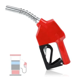 Pistola per ugello di rifornimento in acciaio inossidabile taglia automaticamente l'ugello per il rifornimento di carburante strumento per il rifornimento di benzina pistola per il rifornimento di olio-acqua