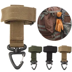 1pcs Multi-function Glove Hanging Buckle Rope Storage Buckle Hook Military Fan Tactical Nylon Carabiner Outdoor Gloves Clip