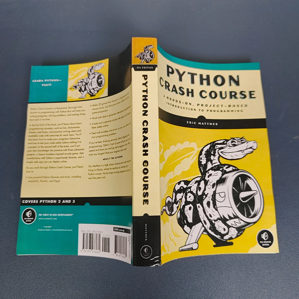1 книга Python Crash Course A Hands-On