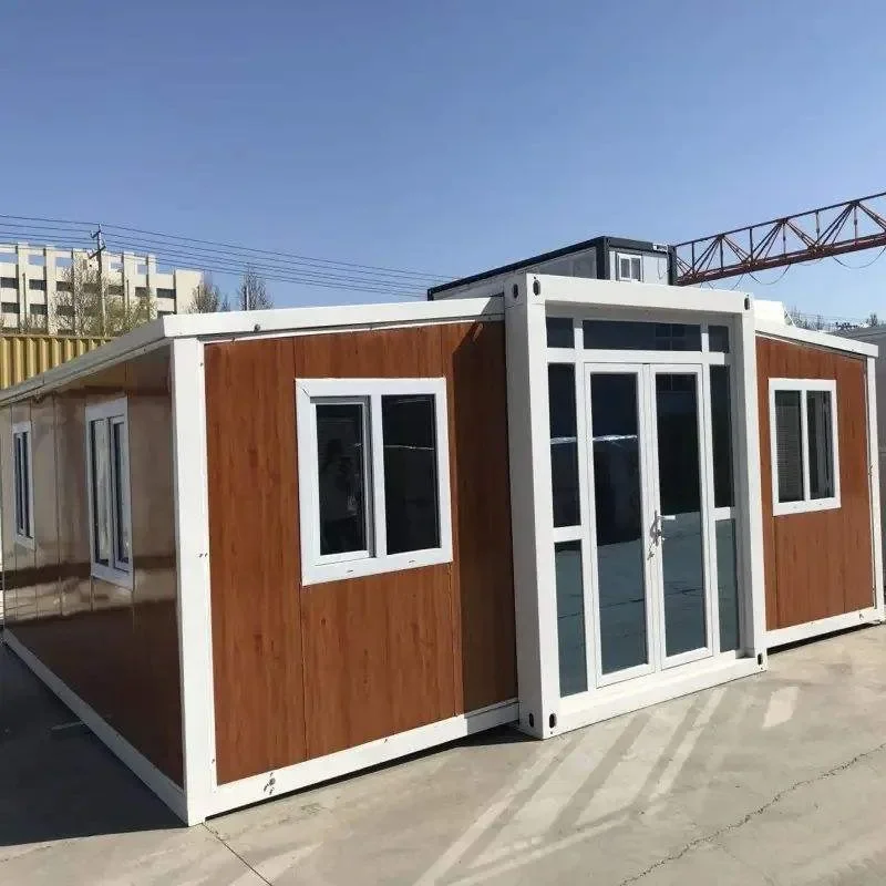 Luxury Prefabricated 20ft Australia 3 in 1 Folding Mobile Homes 20ft Expandable Container House for Sale