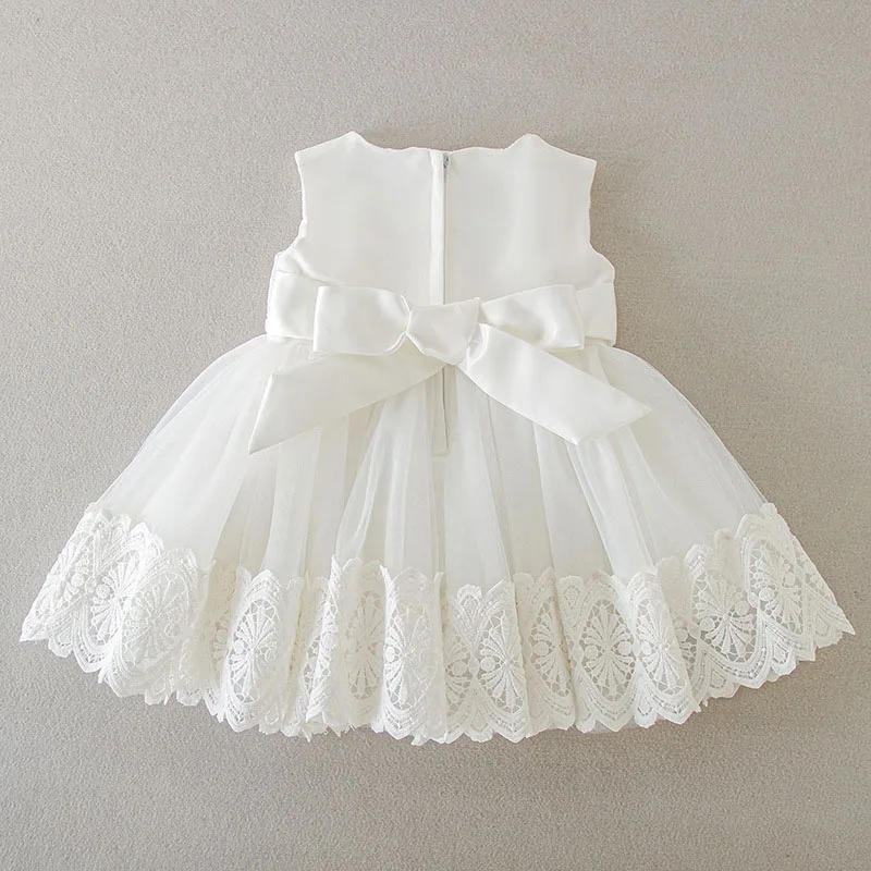 Baptism Infant Baby Girl Dresses Kids Party Dress Christening Princess Lace Dresses Newborn First Birthday Outfits 3-24M