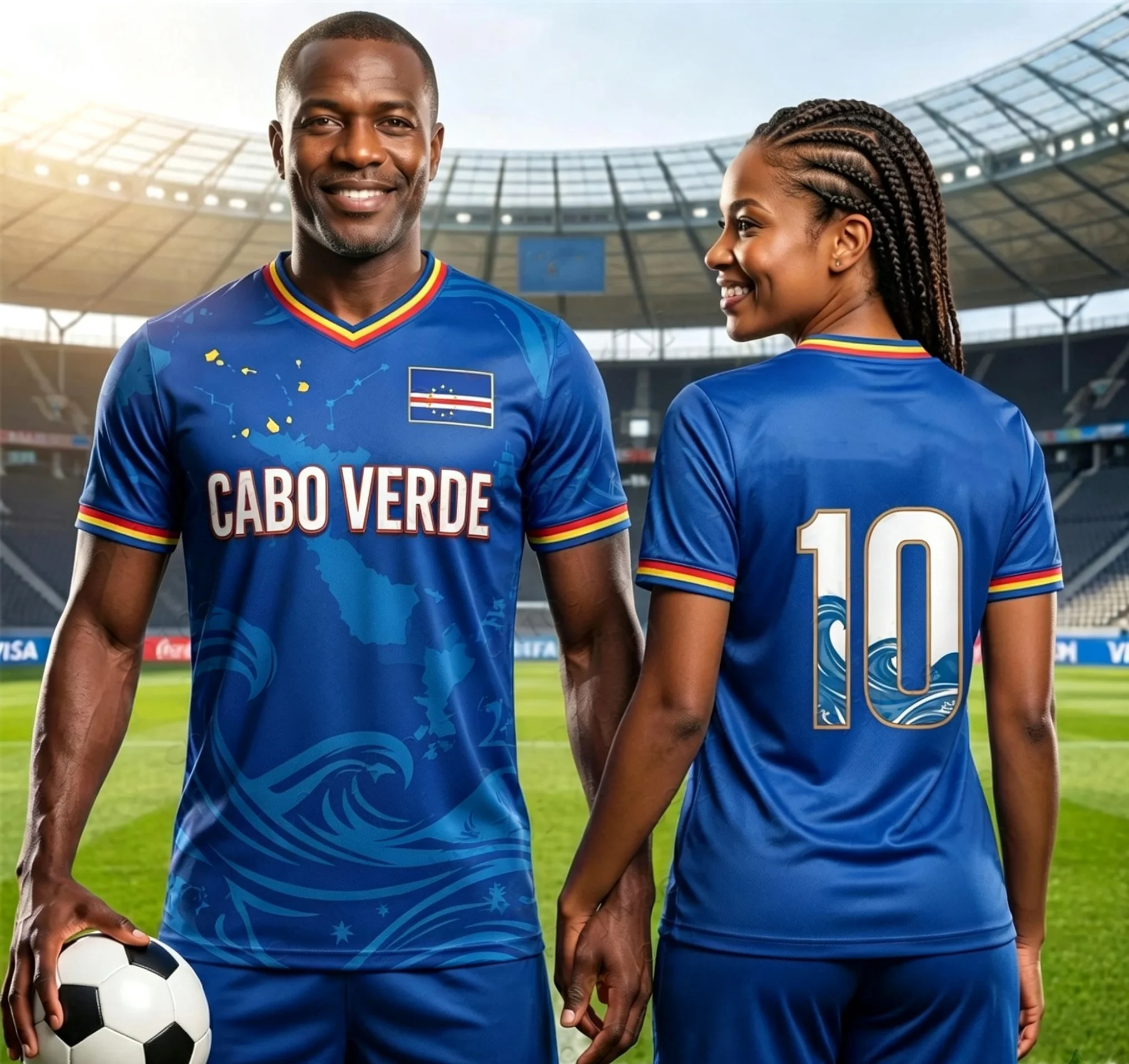 2026 Cape Verde Soccer Jersey Football Fan Tee Unisex Jersey Breathable Speed Drying Sportswear Summer Parent-child T-shirts