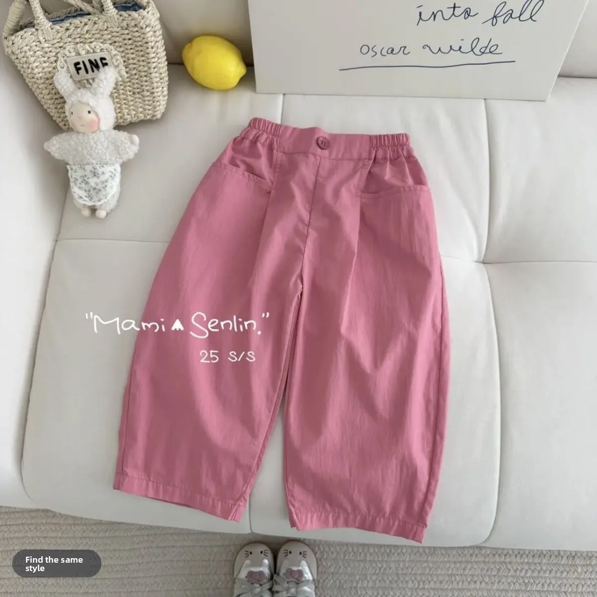 2026 Lässige Teenager-Mädchenkleidung 2 bis 8-9 Jahre Kinder-Mädchenhosen Einfarbige Hosen Kinderhosen für Niedliche Elegante Mädchenmode – Detail 6