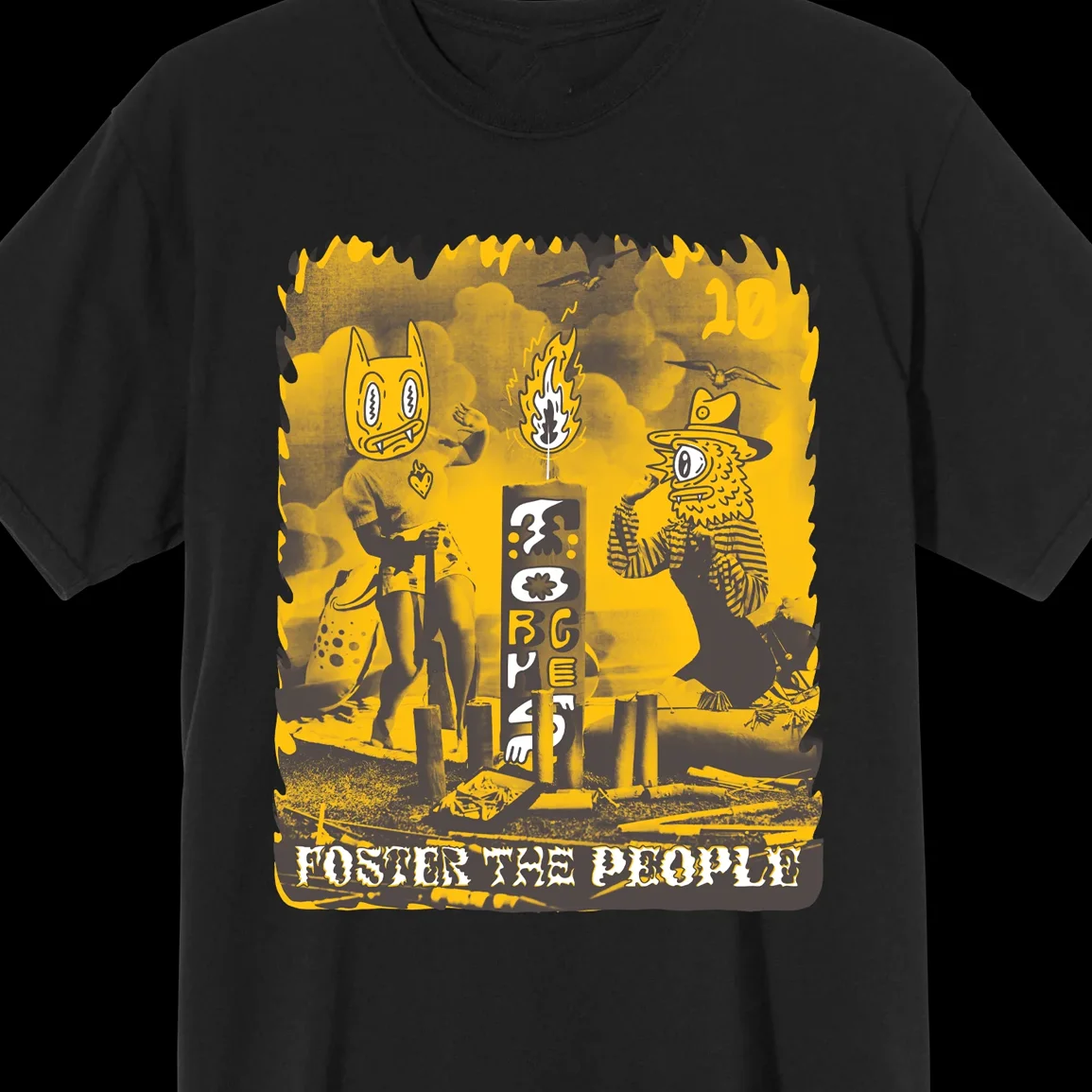 Foster The People band T-shirt black Unisex All sizes JY56