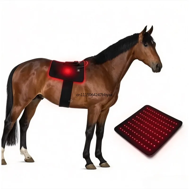 For 1Pc LED Red Near Infrared Light Therapy Pad Pain Relief Machine For Horse Back Pet Healing Equipment