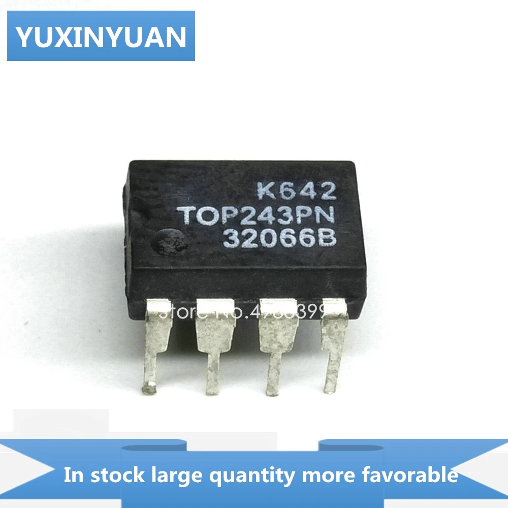 2PCS/LOT TOP243PN TOP243P TOP243  TOP 243PN   243  DIP8 in stock YUXINYUAN