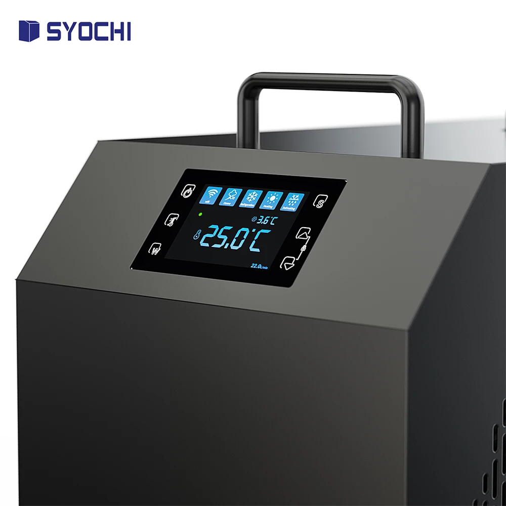 Syochi OEM Attrezzatura di raffreddamento plug-in fredda Raffreddatori raffreddati ad acqua Raffreddatori portatili per bagnetto di ghiaccio Atleti Filtri per il riciclaggio