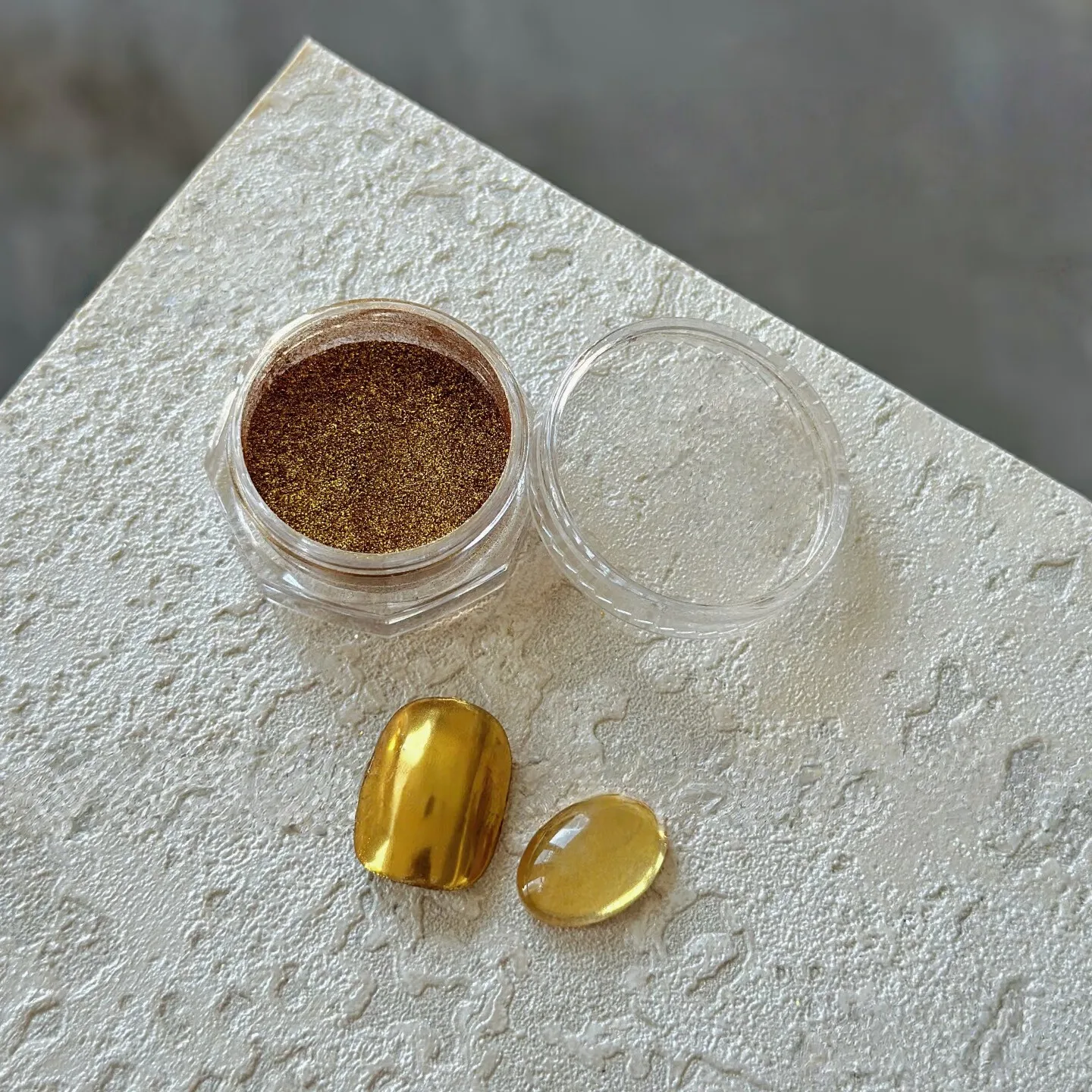 6 صناديق Y2K كروم مرآة سحرية بريق مسمار الفن الوردي الذهب الفضة تأثير الليزر لامع النمط الياباني لتقوم بها بنفسك مسمار الفن الملحقات