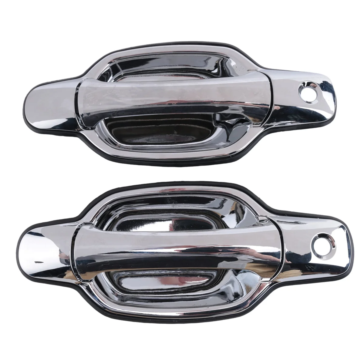 2Pcs Car Front Driver Passenger Exterior Chrome Door Handles for Great Wall Wingle 3 Wingle 5 Great Wall Pickup