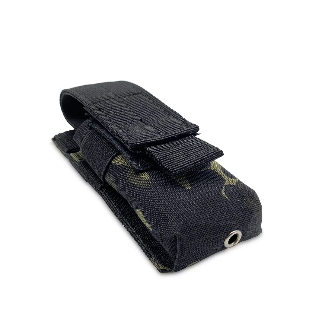 Tactical Molle Flashlight Pouch Torch Holder Magazine Single Mag Bag Knife Holster M5 EDC 9mm Outdoor Hunting Waist Bag view 6