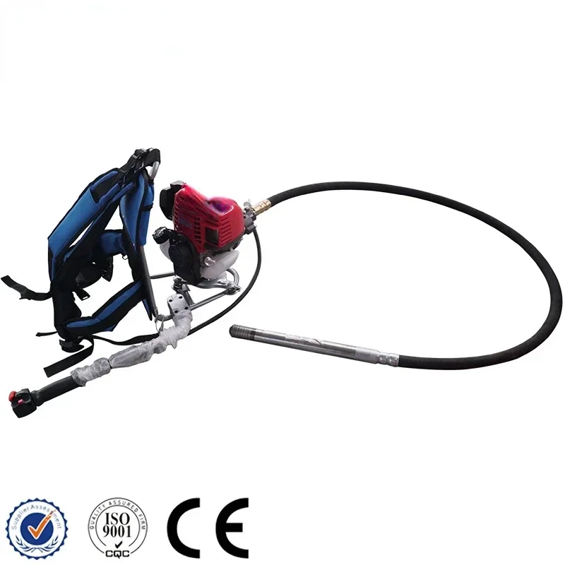 backpack gasoline engine knapsack insertion type concrete vibrator