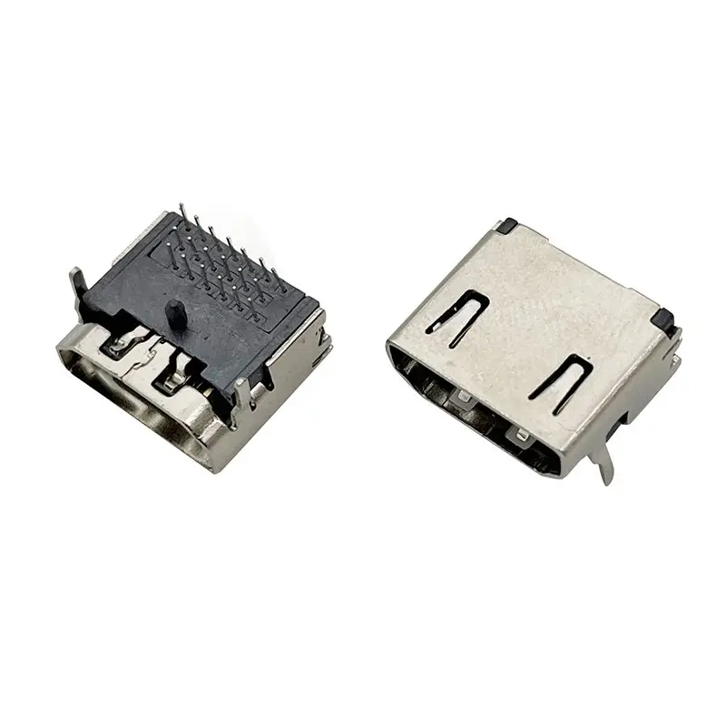 20PCS HDMI A-TYPE Motherboard Stand-in with Fixed Column and 3 Rows of Pins (19 PIN) 2-Contact Female Socket