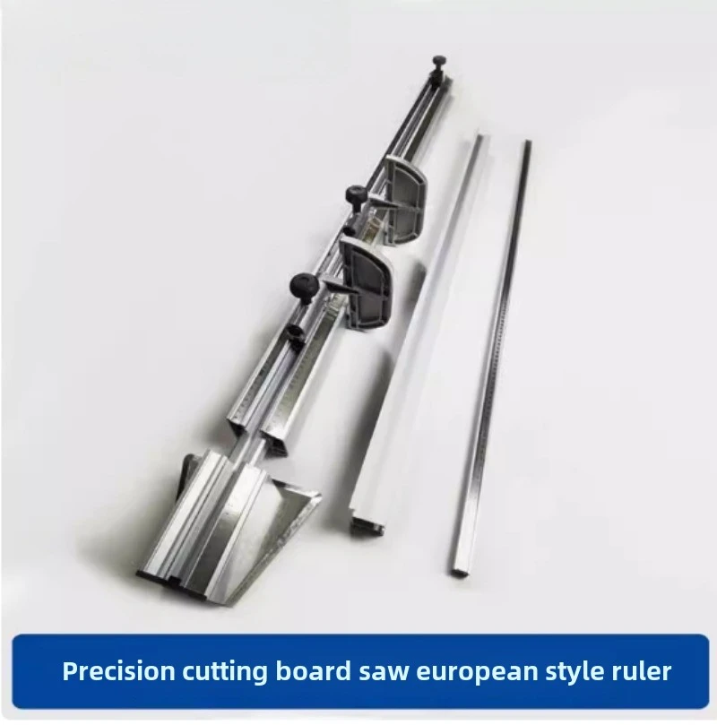 1.65M/1.75m Precision panel saw, ruler push table saw, telescopic backer cutting saw, woodworking table saw accessories