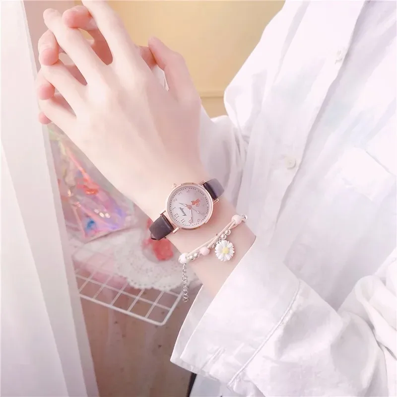 Cute Cat Children Watches Fashion Fall Proof Cartoon Kids Quartz Watch Student Sport Glow Gradient Girls Clock Orologio Donna