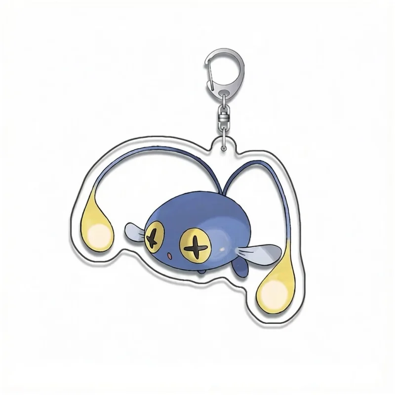 Keychain Magneton Slowbro Galarian Ponyta Rapidash Machoke Anime Game Fan Gift Recycled Acrylic Backpack Pendant Decoration Rare view 2