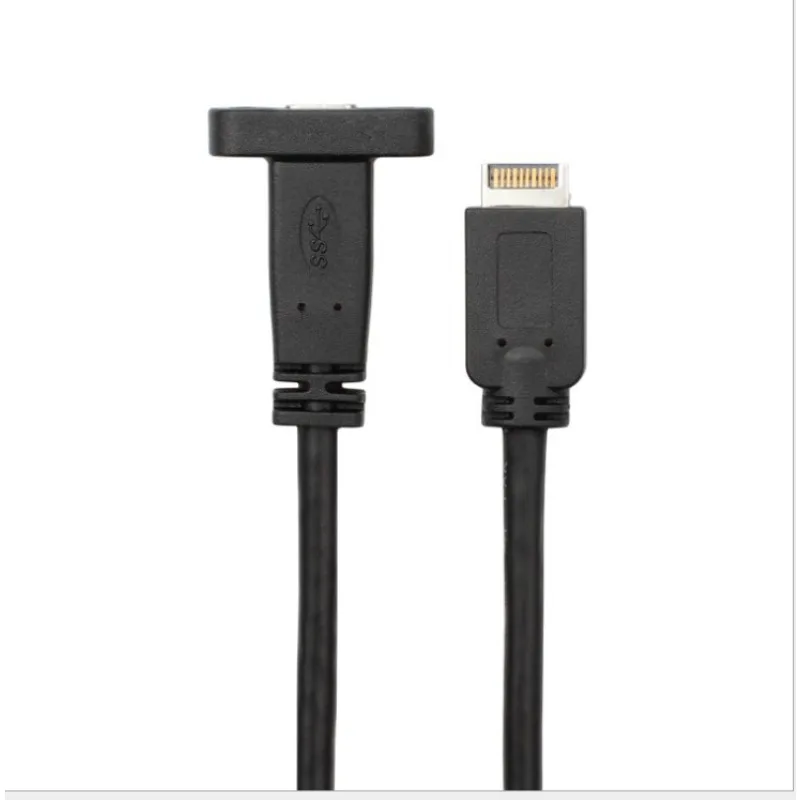 USB3.1 Type-E to Type-CF Front Panel Wire 10Gbps, High Speed PC Hardware Cable Adapter