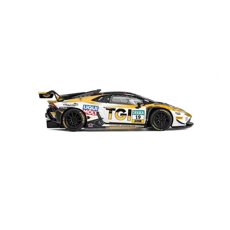 1/64 Diecast Model Car, Huracán GT3 EVO2 Static Alloy Miniature Car Replica, Adult Collectible Display Ornament