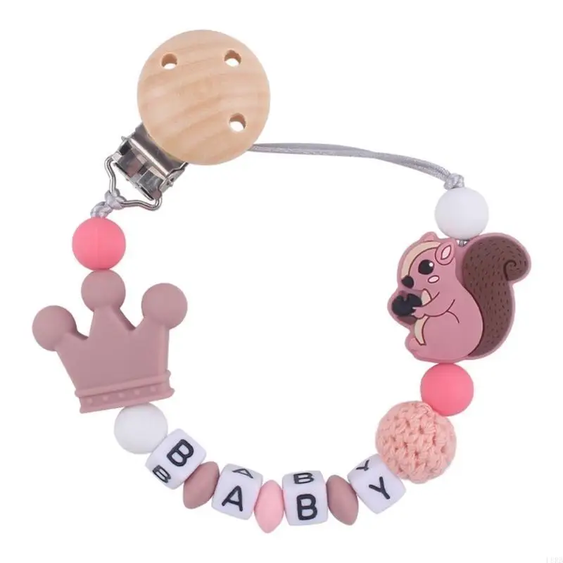 

Baby Soother Chain Pacifier Holders Baby Toddlers Newborn Pacifier Strap Teether Toy Pacifier Dummy Chain Baby Supplies L8RB