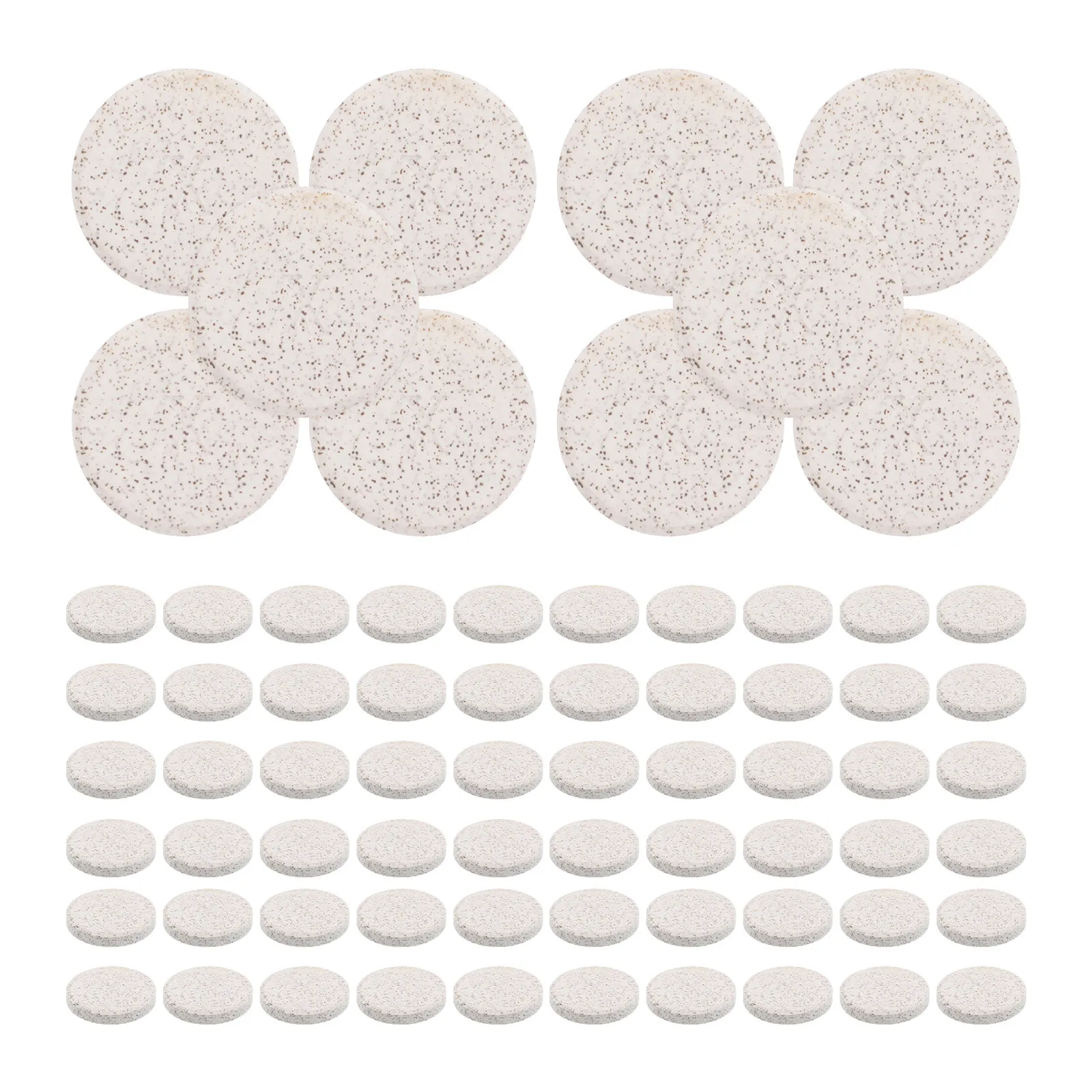 100Pcs Sauna Cushion Stones Natural Smooth Rock Refill for Steam Room Heater Pads Bench Replacement Sauna Seating Pad