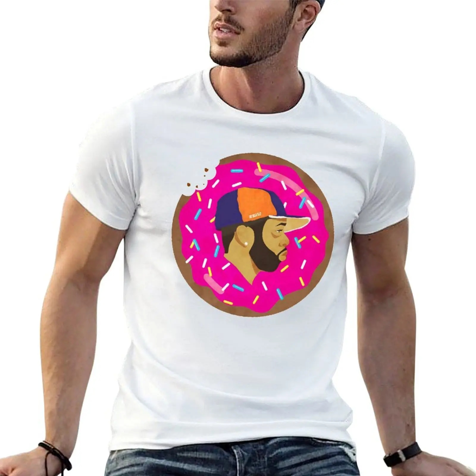 

J dilla dj T-Shirt t shirts for man graphic vintage t shirt man casual T-Shirt