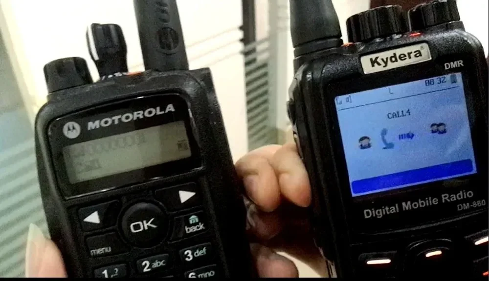 Luxe Waterdichte DMR Kydera DR-2020plus Draagbare IP67 Walkie Talkie DMR Uhf Vhf Digitale Radio Met GPS