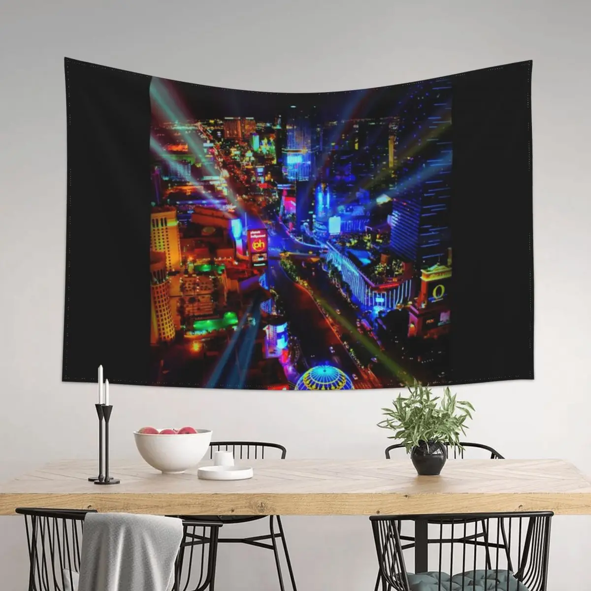 

Las Vegas Strip Tapestry Wallpaper Bedroom Decoration For Home Wall Hanging Decor Tapestry