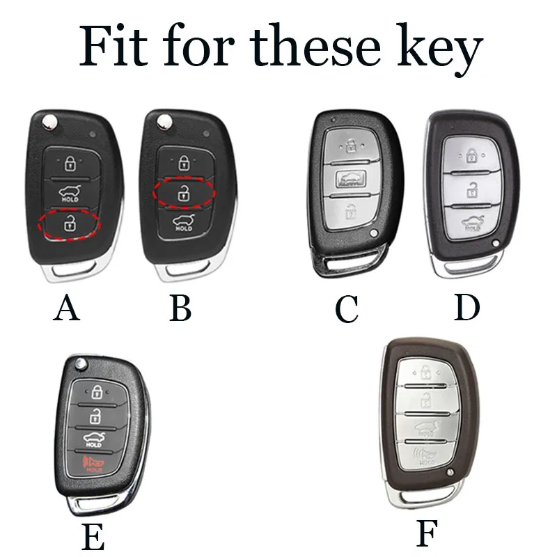 3/4BTN Car Key Case Cover For Hyundai ix35 i30 i20 Tucson Sonata Fe Creta ix25 ix45 i10 i40 Verna Solaris Mistra Elantra Accent