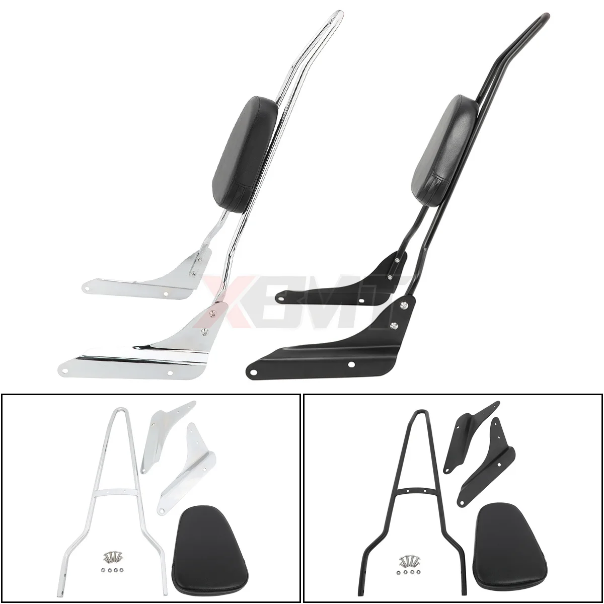 Motorcycle Backrest Sissy Bar For Honda Shadow VLX600 VT600 VLX VT 600 1999 2000 2001 2002 2003 2004 2005 2006 2007