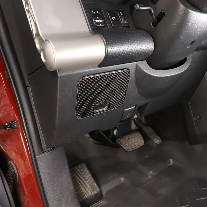 

Interior Car Accessories Soft Carbon Fiber Car Main Driver Resistive Panel Cover Trim Sticker For Toyota FJ Cruiser 2007-2021
