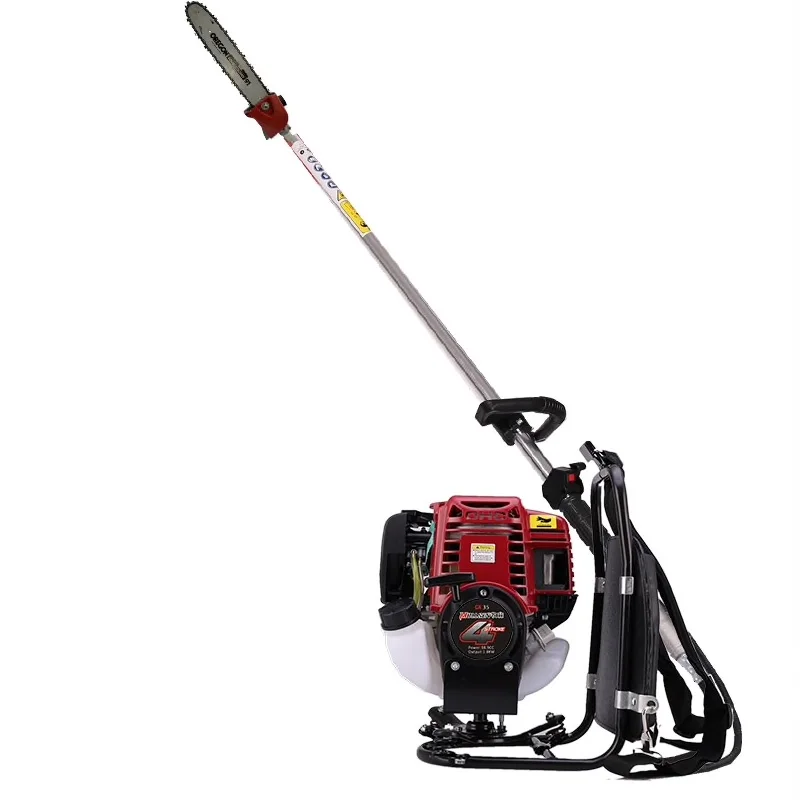 Mochila GX35 10 en 1, desbrozadora con motor de 4 tiempos, cortadora de césped, cultivadora