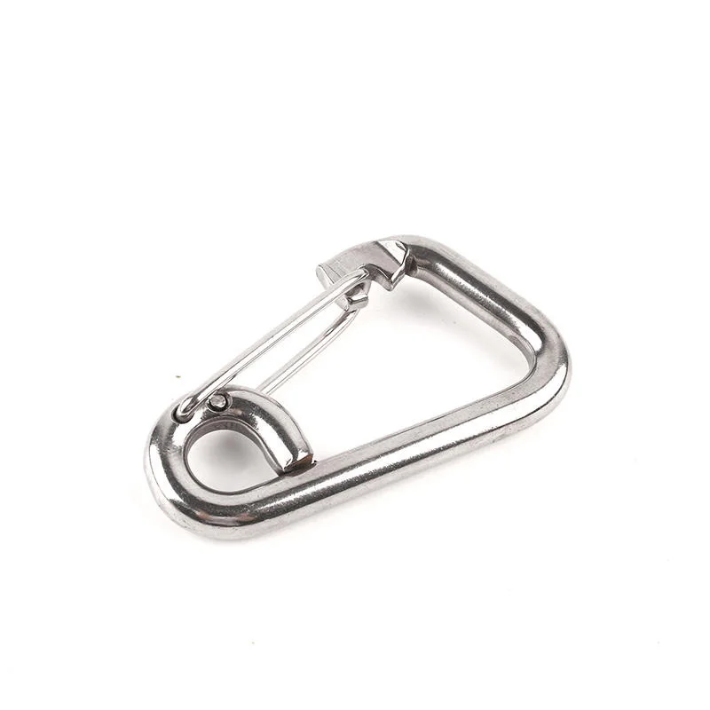 1PCS M6-M20 304 Stainless Steel Spring Buckle Carabiner Snap Hook Link Spring Clasp Quick Hanging Hook Safety Buckle Hook