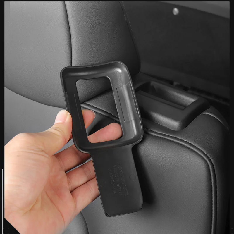 Car Rear Seat Belt Guide Limiter for Tesla Model Y 2019-2023 ABS Seat Belt Holder Protector Cover Auto Modification Accessories