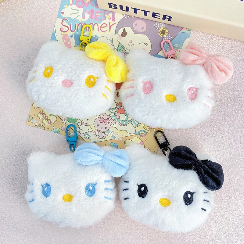 Sanrio Cartoon Plush brooch transformation Kuromi Hello Kitty brooch cute accessory Dolls for Kids Girl Women brooch