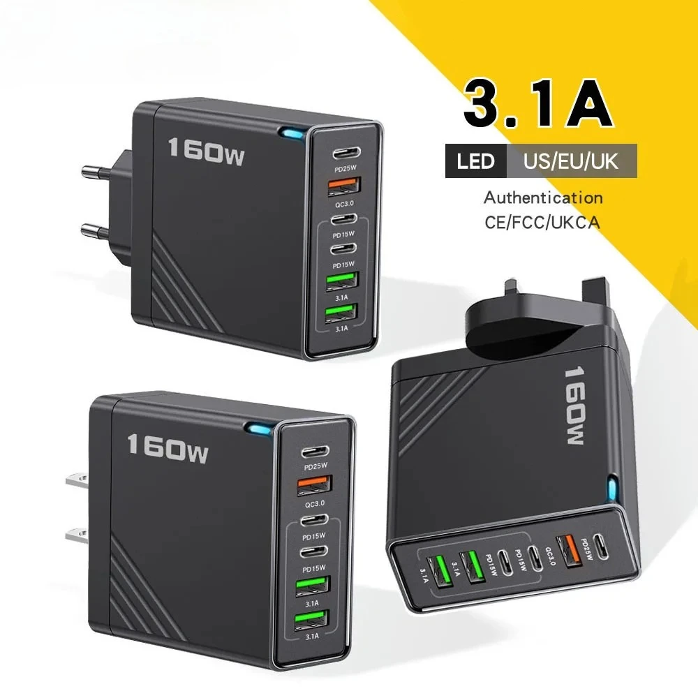 160W Multi Ports Us…