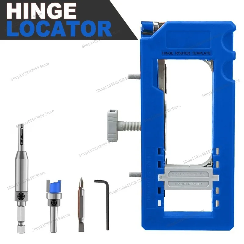 For Door Hinge Fixture, Woodworking Door Hinge Chisel, Adjustable Door Hinge Router Template