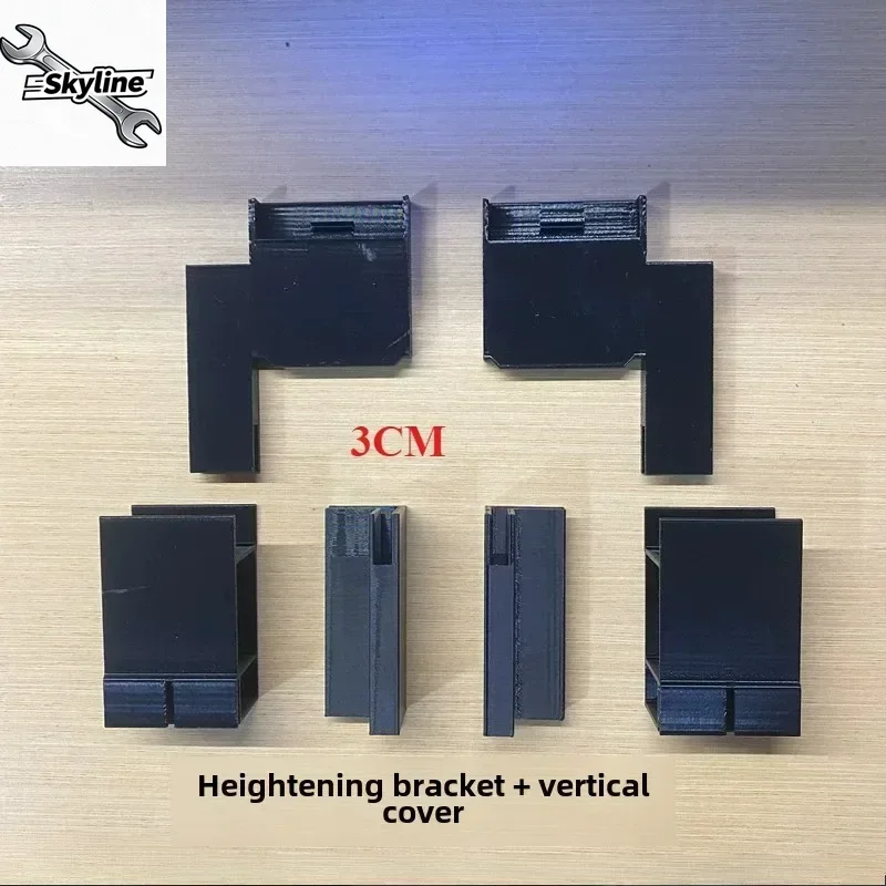 1 ensemble d'accessoires de support surélevé pour aquarium domestique, adaptés à la modification, avec couvercle rabattable et support de couvercle.