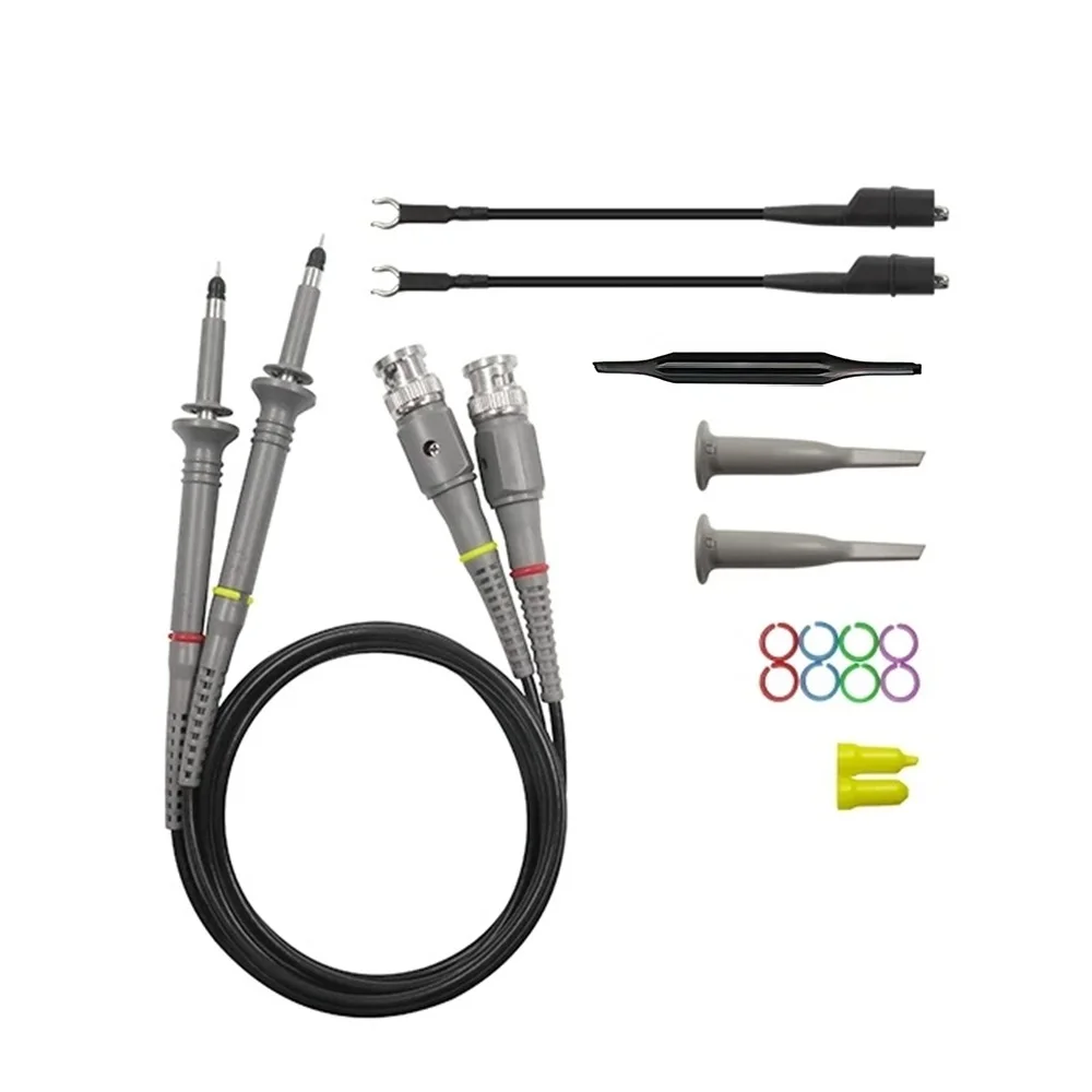 Osciloscópio Sonda Kit para Tektronix Scope Clip Test Probe P6100 Dc100mhz hp x1 X10 Atacado Pcs