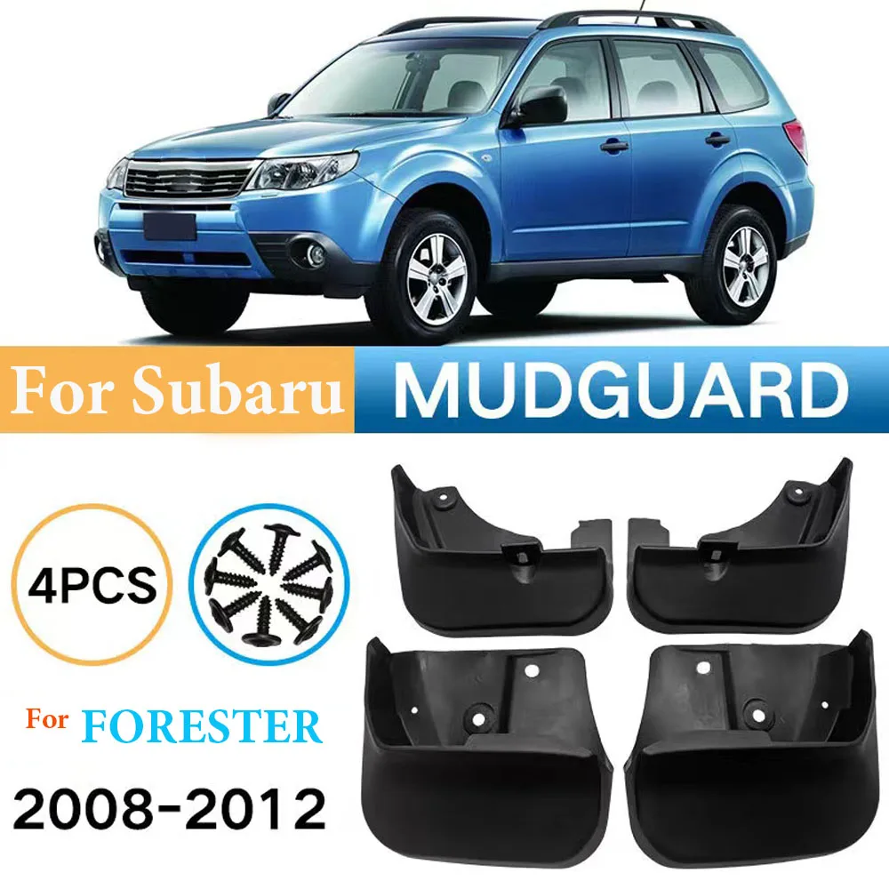 

Car Front Rear Fender Flares Splash Guards Mud Flaps Mudguards for Subaru Forester SH 2008 2009 2010 2011 2012 2013