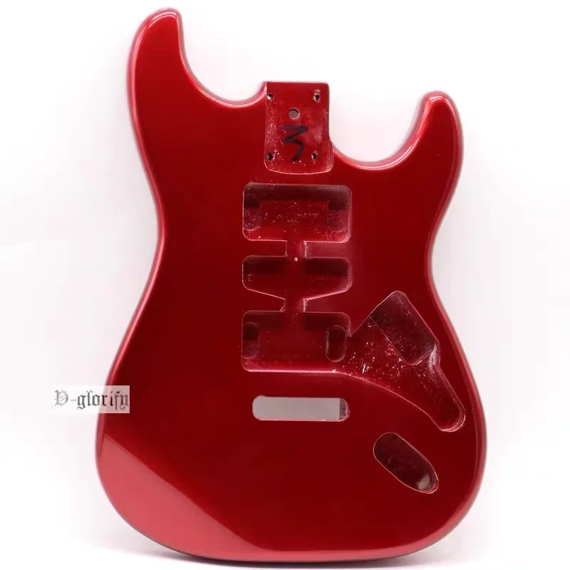 Electric Guitar Barel Replacement Part, Poplar Wood Body, Glossy Finished Mental Color, HSH DIY, High Quality